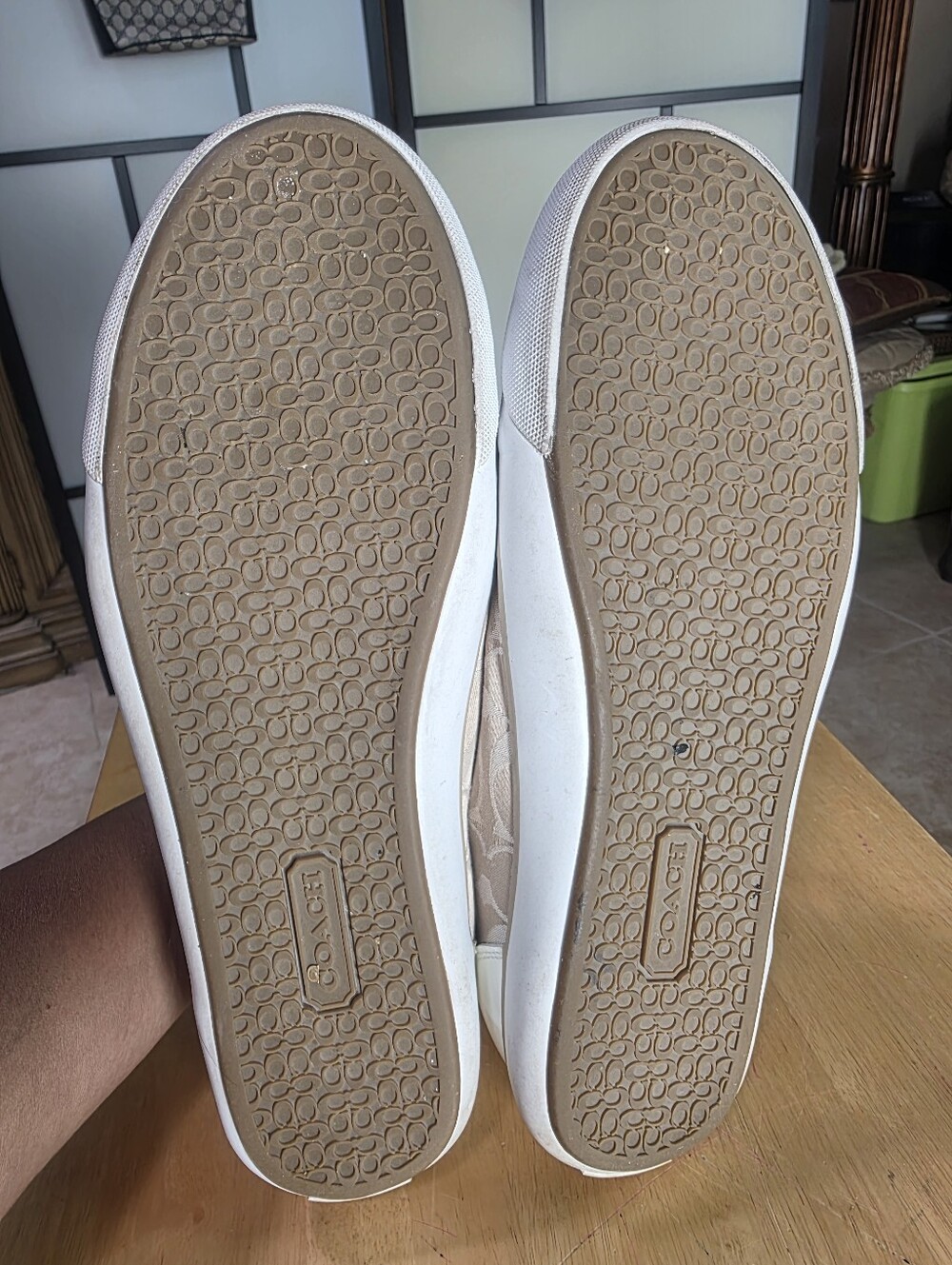 CLASSIC WOMEN COACH TENNIS SHOES SNEAKERS SIZE 11 - Picture 3 of 5
